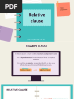 Relative Clause: Toeic Preparation