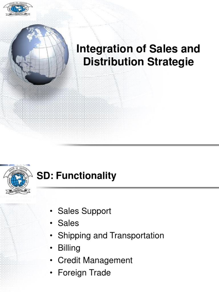 SAP SD Integration and Sales Process Overview | PDF | Invoice | Business