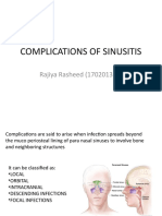 Complications of Sinusitis