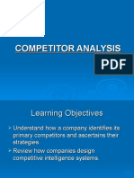 COMPETITOR ANALYSIS