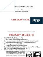Case Study 1: LINUX: Modern Operating Systems