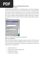 Identifying and Resolving Network Problems