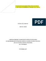 Chimwene-Effect of Employee Fraud Management Practices On Fraud Detection in Small and Micro Enterprises in Migori Town, Kenya