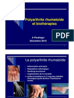 Polyarthrite Rhumatoide Et Biothérapie