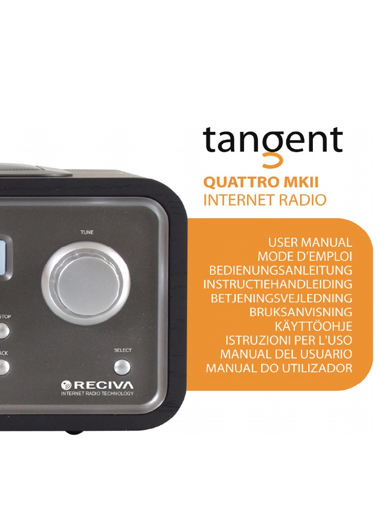 Tangent Quattro Internet Radio Manual | PDF | Computer Network | Wi Fi
