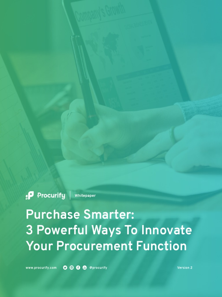 Innovate Your Procurement Function | PDF | Procurement | Enterprise ...