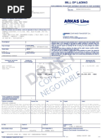 Total: 850 Bags GW: 16,030.000 - KGS: 1 /40' HC Containers Said To Contain ARKU 8349200 SEAL NO:0912838 TARE:3890