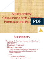 Stoichiometry: Calculations With Chemical Formulas and Equations
