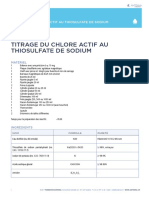 Titrage Du Chlore Actif Au Thiosulfate de Sodium - FR - Web - 08.2017