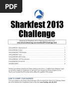 Shark Fest 2013 Challenges