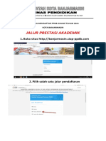 PANDUAN MENDAFTAR PPDB ONLINE TAHUN 2021 JALUR  PRESTASI AKADEMIK BANJARMASIN