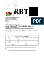 RBT Pentaksiran Tahap Penguasaan Ogos 2021