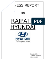 25055620 Business Report on Rajpath Hyundai