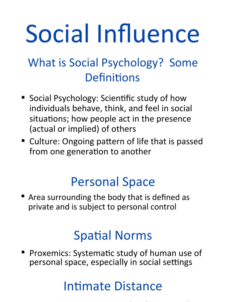 Understanding Social Influence in Psychology | PDF | Attachment Theory ...