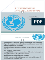 UNICEF ( UNITED NATIONS INTERNATIONAL CHILDRENS FUND )
