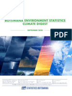 Botswana Environment Statistics Climate Digest 2020