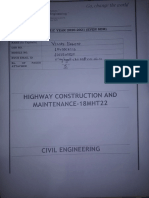 Highway Construction And: VTN Ay. Ba0Dt