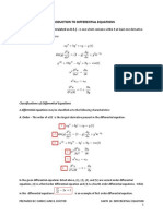 Introduction To Differential Equations