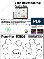 Pumpkin Race Game