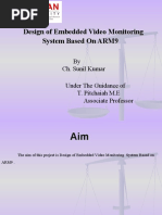 Design of Embedded Video Monitoring System Based On ARM9