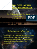 Download MALAYSIAN CYBER LAW AND ELECTRONIC GOVERNMENT LAW by Muhd Raimie SN52330764 doc pdf