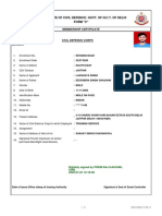 Directorate of Civil Defence: Govt. of N.C.T. of Delhi Form "C"