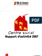 rapport d'activité 2007