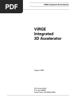 DB019-B ViRGE Integrated 3D Accelerator Aug1996