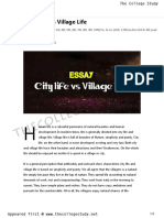23 Essay On City Life Vs Village Life - The College Study