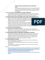 Carbohydrates Discussion Questions and Answers