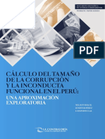 Calculo de La Corrupcion en El Peru 2020