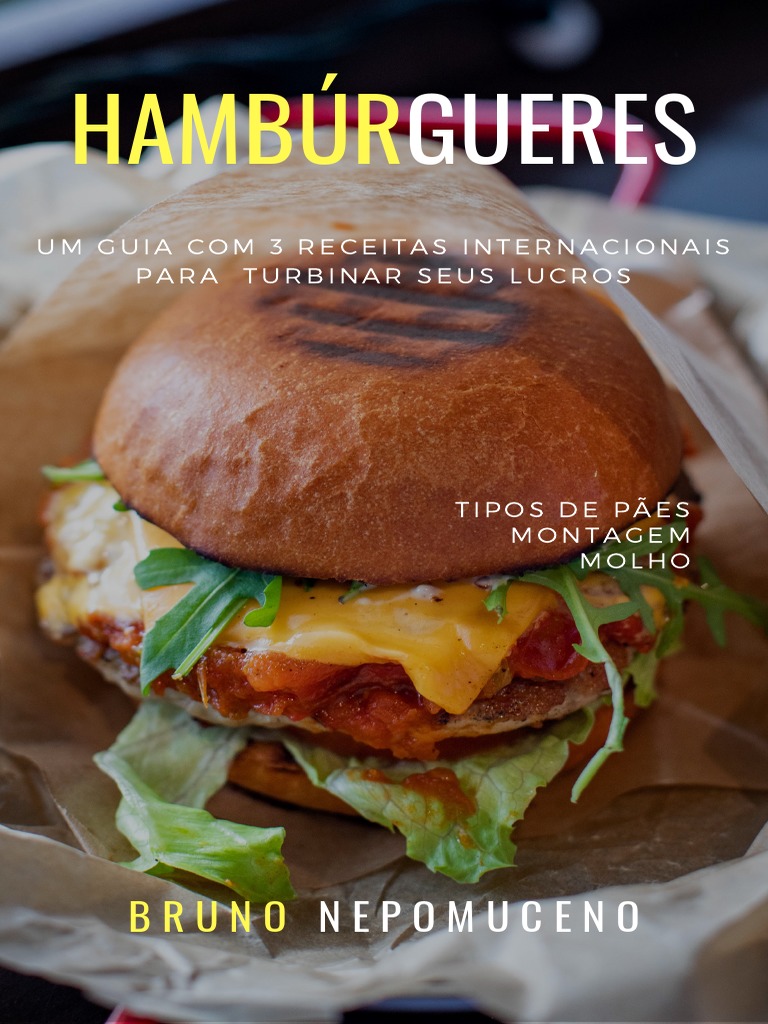 3 Receitas de Hamburguer | PDF | Hambúrgueres | Pães
