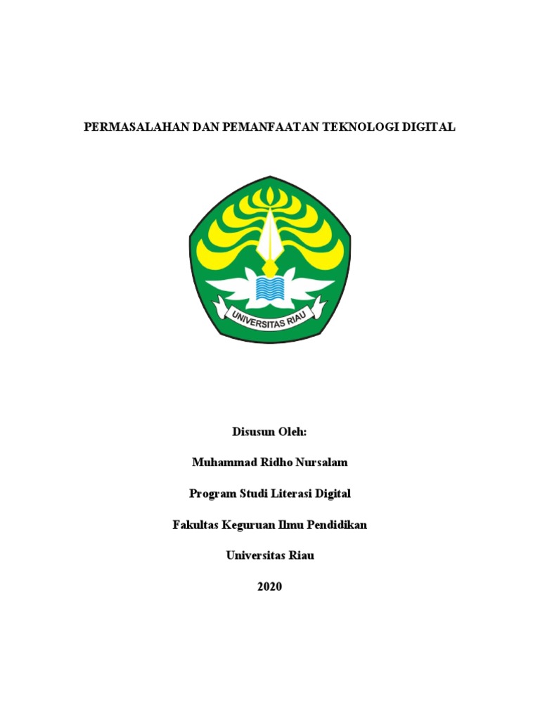 Pemanfaatan Teknologi Digital dalam Pendidikan | PDF