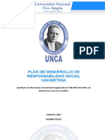 Plan de Desarrollo de RSU