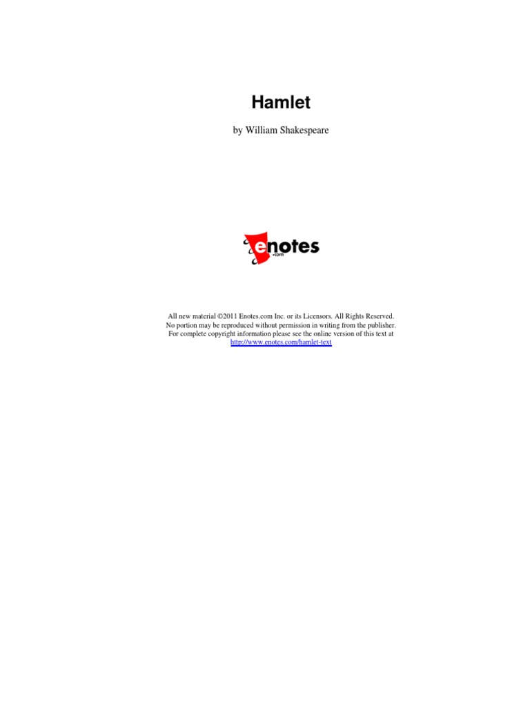 Hamlet Play | PDF | Hamlet
