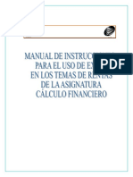 Manual Del Uso Del Programa Excel en Los Temas de Rentas