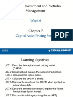 Week 6 - Capital Asset Pricing Model