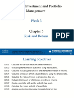 Week 3 - Risk and Return