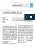 Finite Element Analysis of Thin - Walled Composite Laminated Beams With Warping Behaviour