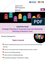 4. Strategic Planning at Corporate Level and Marketing Planning at Business Level