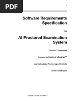 AI Exam System SRS