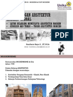 Minggu 3 - SEJARAH MODERNISM DALAM ARSITEKTUR