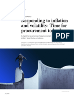 Responding To Inflation and Volatility: Time For Procurement To Lead