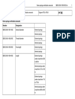 Valve Springs Verification Amounts Number Designation