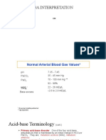 Arterial Blood Gas Interpretation