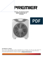 Manual de Instrucciones Ventilador de 10 Ab-5465bx