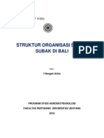 STRUKTUR ORGANISASI SUBAK