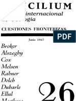026 Junio 1967 Concilium Cuestiones Fronterizas