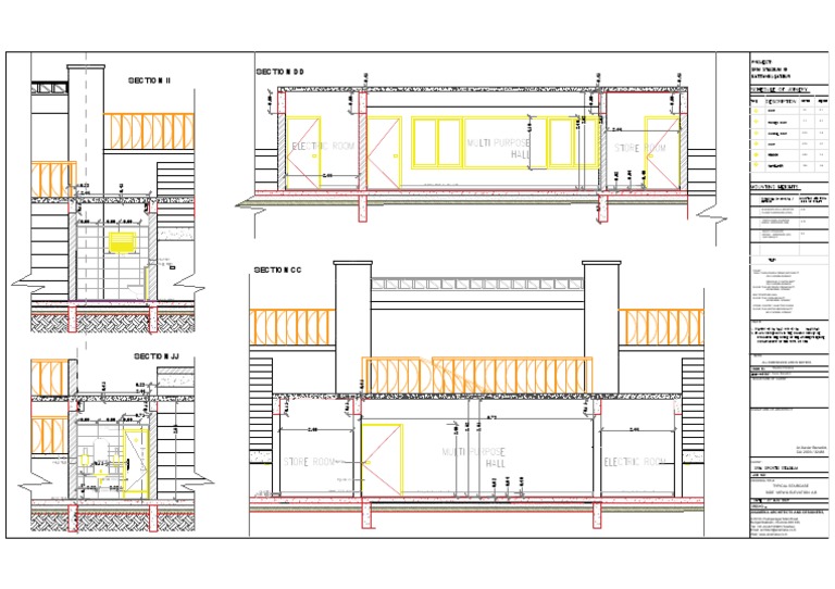 SRM Stadium Multipurposehall Section Detail | PDF