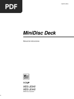 Sony Mds Je440 Manual De Usuario Pdf Control Remoto Tecnologia De Sonido